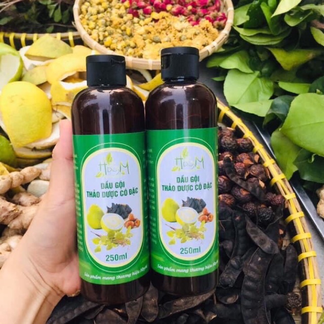 Dầu gội thảo dược HbyM chống rụng tóc, kích thích tóc mọc nhanh, hoàn toàn chiết xuất từ thiên nhiên