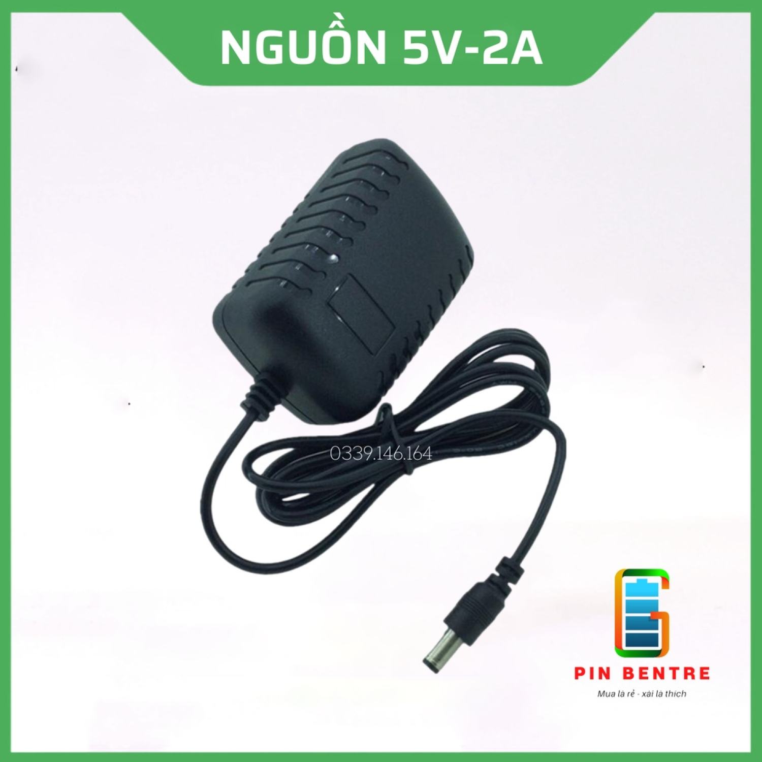Nguồn 5V - 2A Jack 2.5mm chuyên dùng cho camera và tivi box