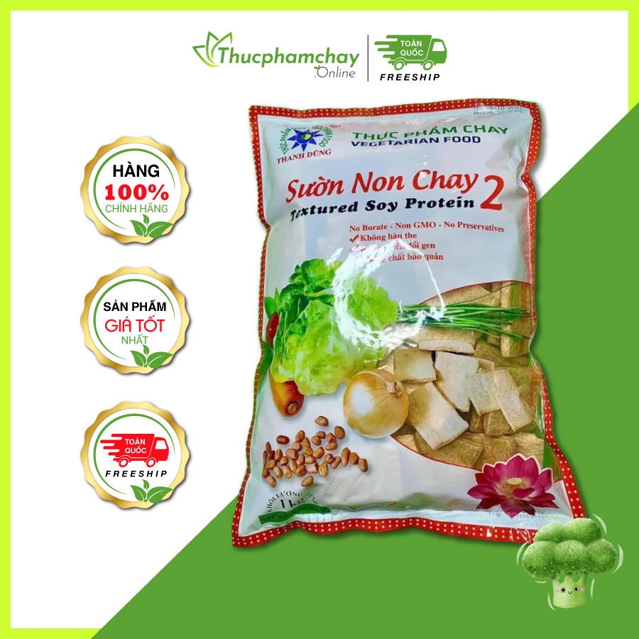 Sườn Non Chay 2 thương hiệu Thanh Dũng 1Kg