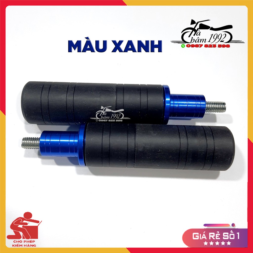 Gù chống đổ sau nhựa abs + hợp kim nhôm cnc - lắp đc trên các dòng xe máy! giá 1 cặp; gù chống đổ xe máy