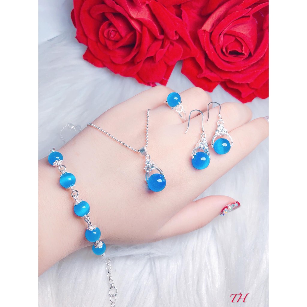 Bộ Trang Sức Phong Thủy Đủ Màu  - TRANG SỨC BẠC TNJ CAM KẾT HÀNG CHUẨN ẢNH, CHẤT LƯỢNG TỐT, PHỤC VỤ TẬN TÌNH, CHU ĐÁO