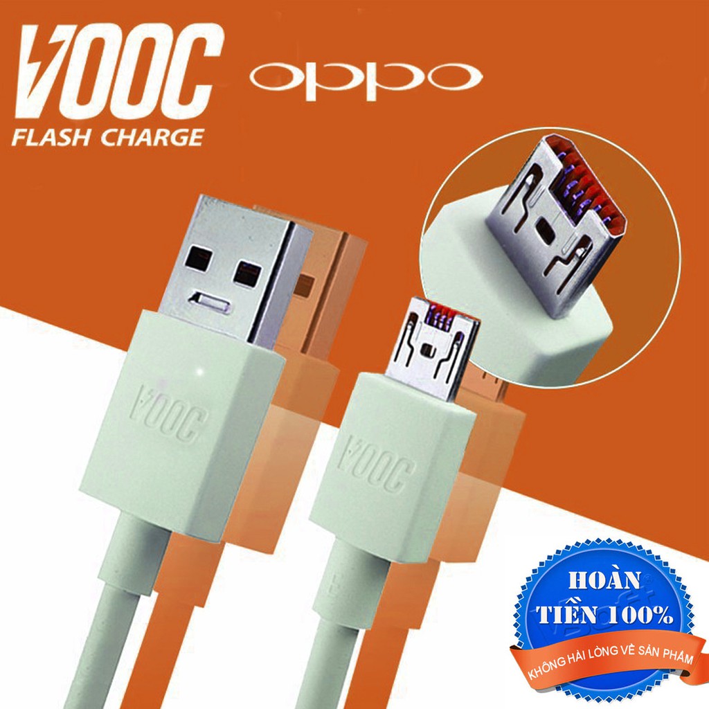Cáp sạc nhanh vooc oppo 4.0 - ak779 cho cac dong oppo f3 find 7 x9006 r7s r7 plus r9 r9 plus r9s r9s plus r5 n3 f1 plus f3 plus f9 f9+