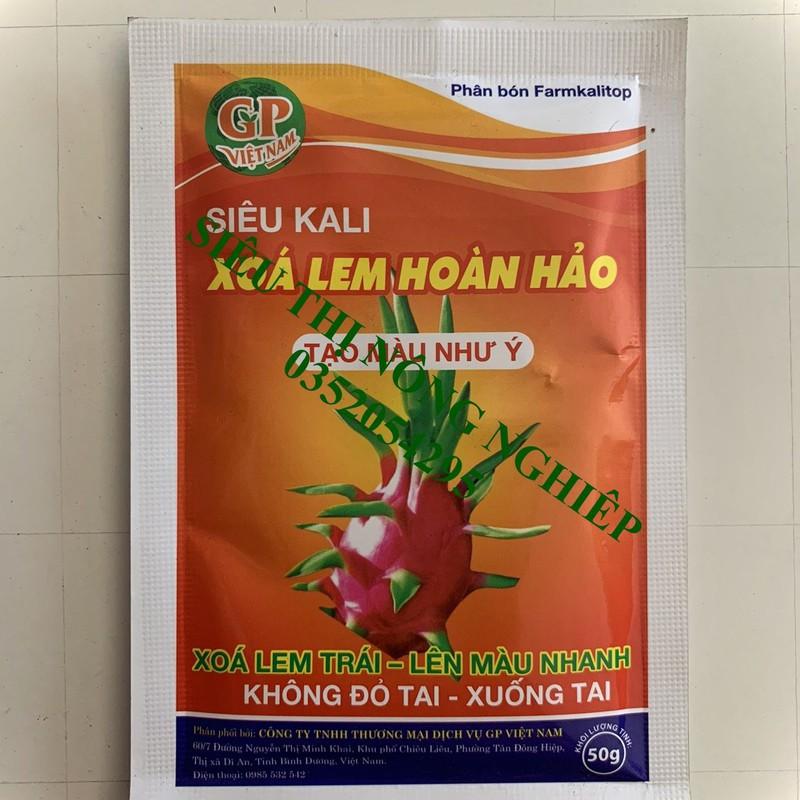 Phân bón Siêu kali xóa lem hoàn hảo, tạo màu như ý - Farmkalitop