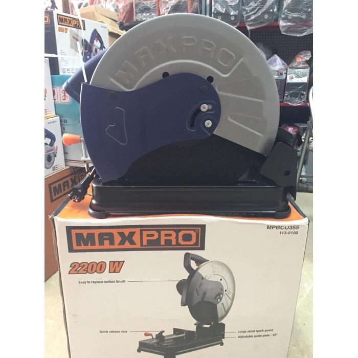 355mm máy cắt sắt 2200w maxpro mpbco 355