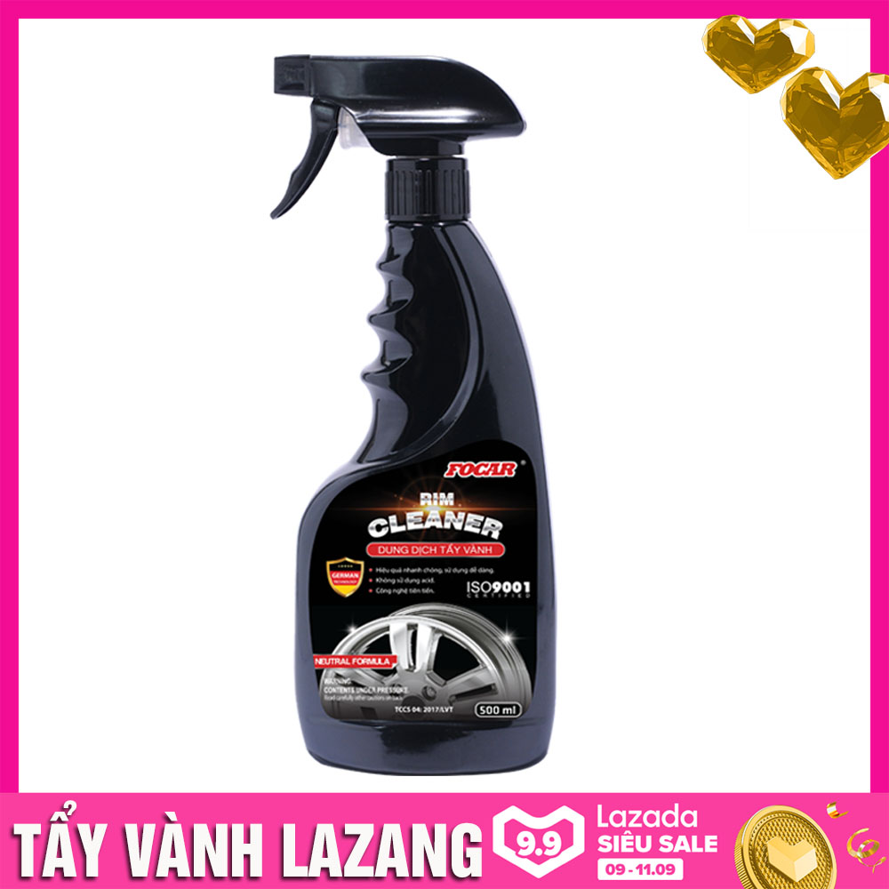 Dung dịch tẩy vành mâm lazang ô tô Focar Rim Cleaner 500ml