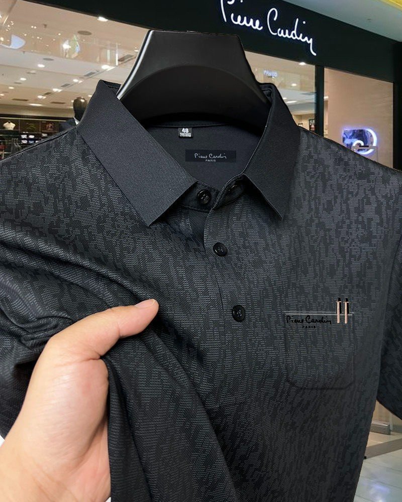 Áo Thun Polo Nam Nhập Hàn P.i.e Chất CVC Cao Cấp Trung Niên Đẳng Cấp 2024 (K03) - 1