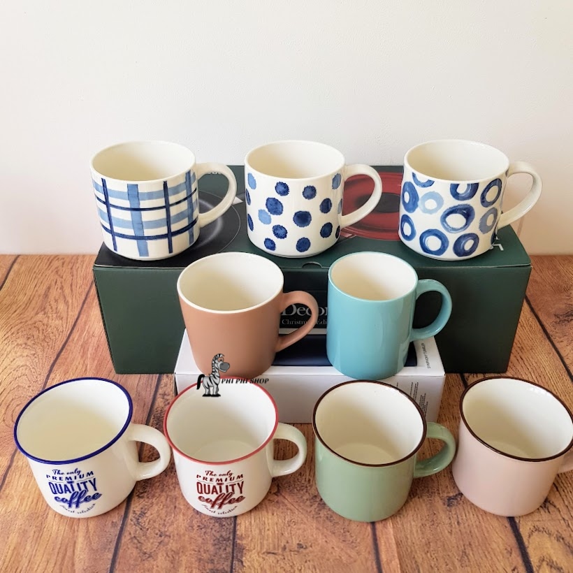 Ly sứ Lock&Lock uống trà cà phê nhiều dung tích, màu sắc đa dạng , thời trang từ 350ml đến 470ml SLT727 TLL500 TLL501 LTT505 TLL506 TLL551 TLL552 TTL553