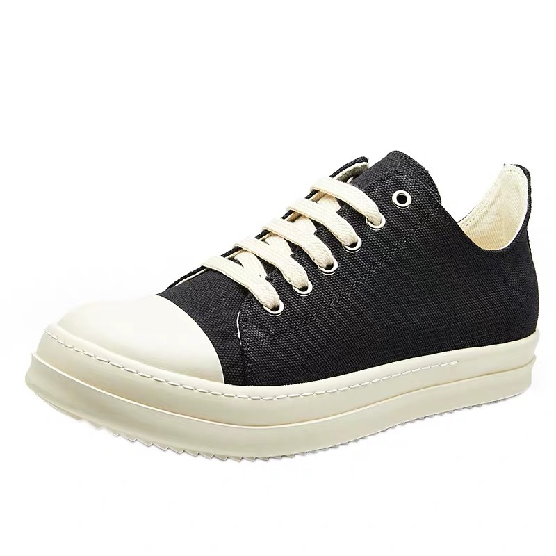 Giày Sneaker Rick owen Cổ Thấp Đế Thơm Vani Full Size Nam Nữ