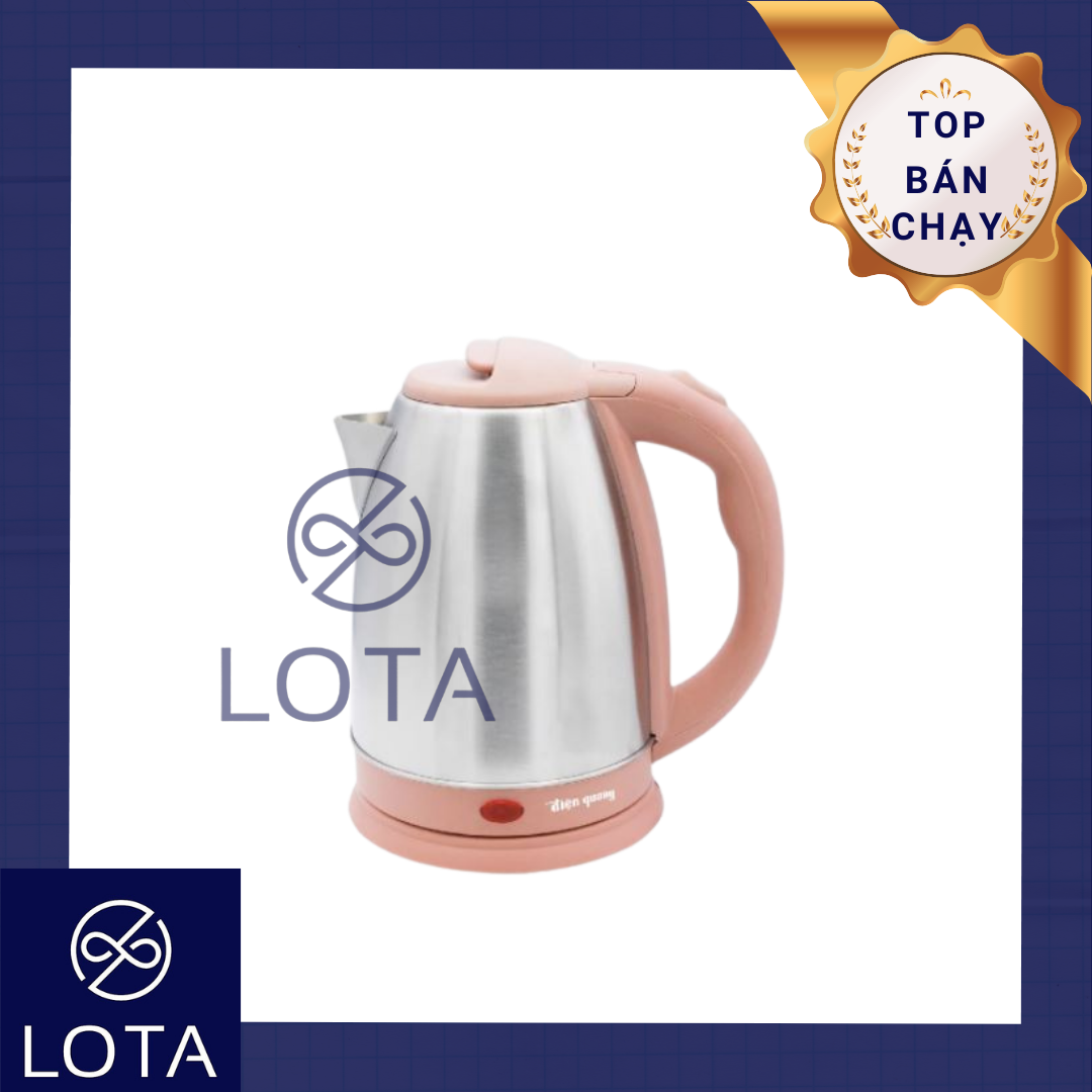 Ấm đun nước siêu tốc Điện Quang ĐQ EKT06 1518 BL bình nấu nước nhanh cấp tốc đun sôi nước nấu mì bình giữ nhiệt nước sôi châm trà pha cà phê hàng tốt xịn chất lượng cao cấp giá rẻ chính hãng bình thủy tự động đa năng