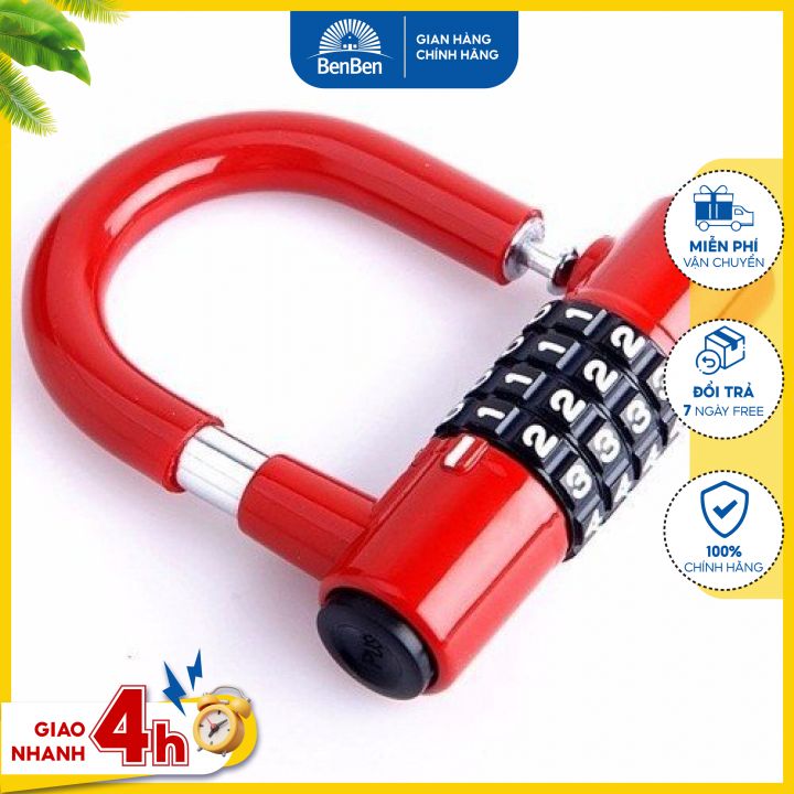 Ổ khoá số đổi được mật mã không lo mất chìa - khoá xe khoá nhà