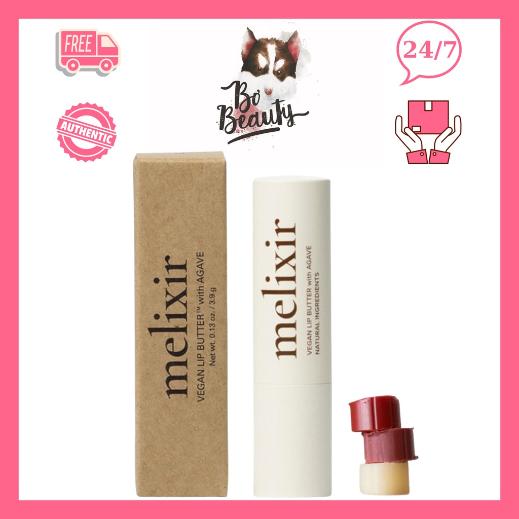 Son dưỡng thuần chay , lành tính melixir vegan lip butter