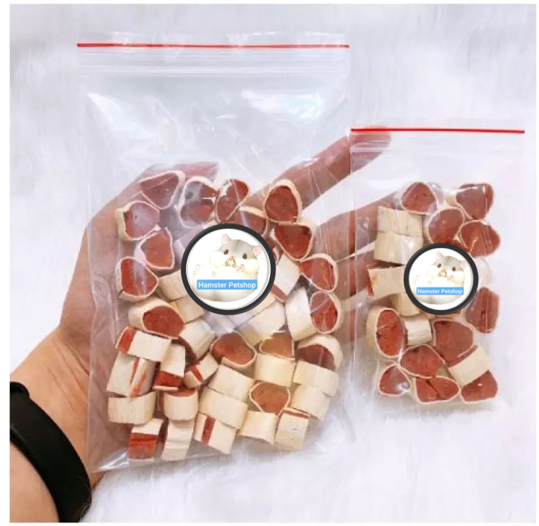 Snack thịt bò cuộn Sushi cho Hamster vỗ béo