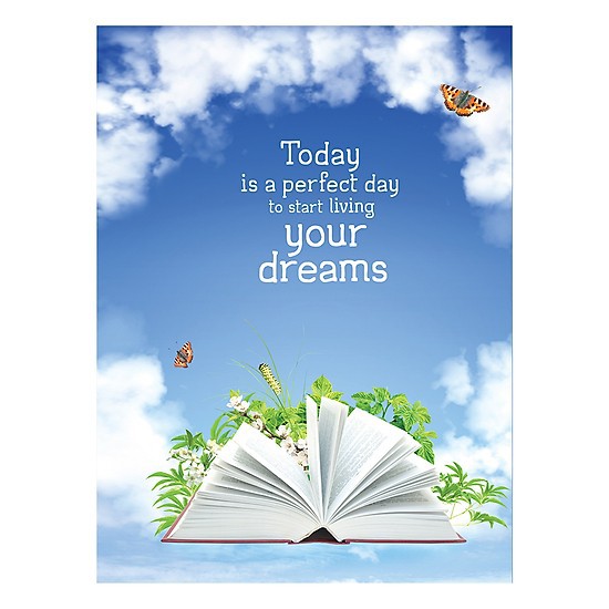 Sổ tay/notebook: today is a perfect day
