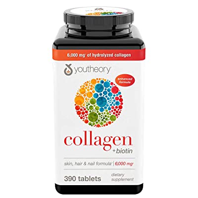 Viên uống collagen youtheory +biotin 390 viên type 1,2&3 - usa chính hãng –