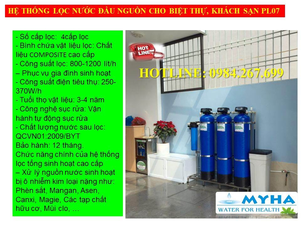 Hệ thống lọc nước cao cấp đầu nguôn autovan pl au03