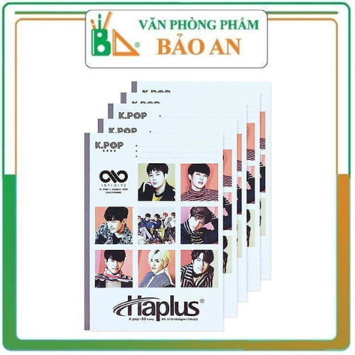 Vở Kẻ Ngang Haplus K.POP 80 trang - Văn phòng phẩm Bảo An