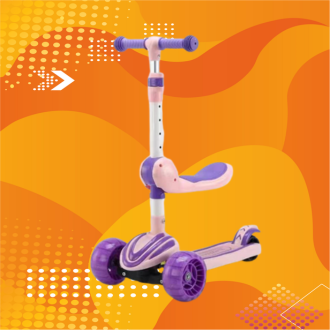 Xe scooter trẻ em y016, xe trượt scooter cho bé, trẻ em cao cấp, xe chòi chân cho bé đa năng 3 trong 1