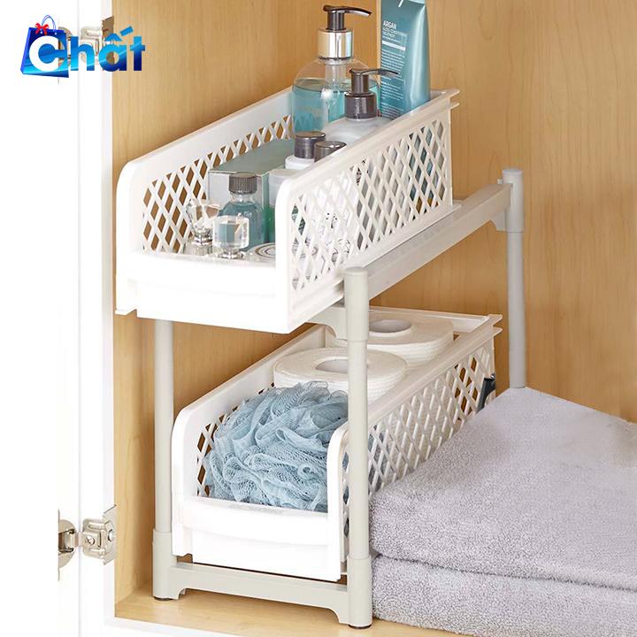 Kệ nhà bếp 2 tầng kiểu trượt Tashuan Việt Nam