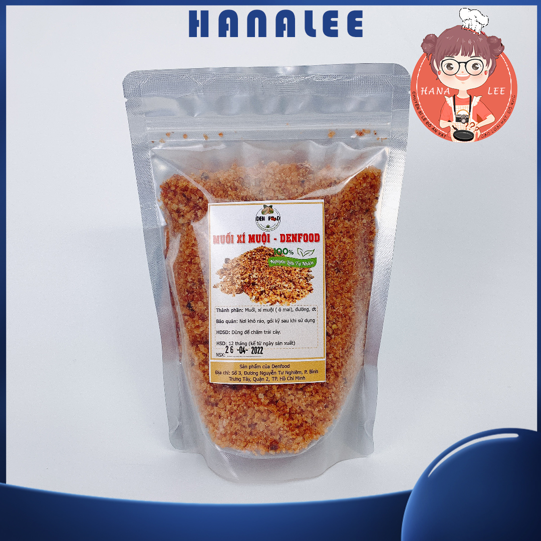 Muối ô mai xí muội đà lạt hanalee - túi 500gr