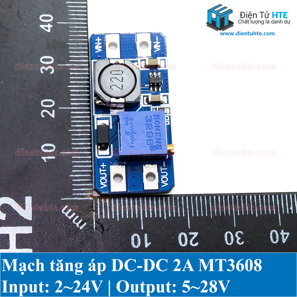 Mạch tăng áp dc-dc 2a mt3608