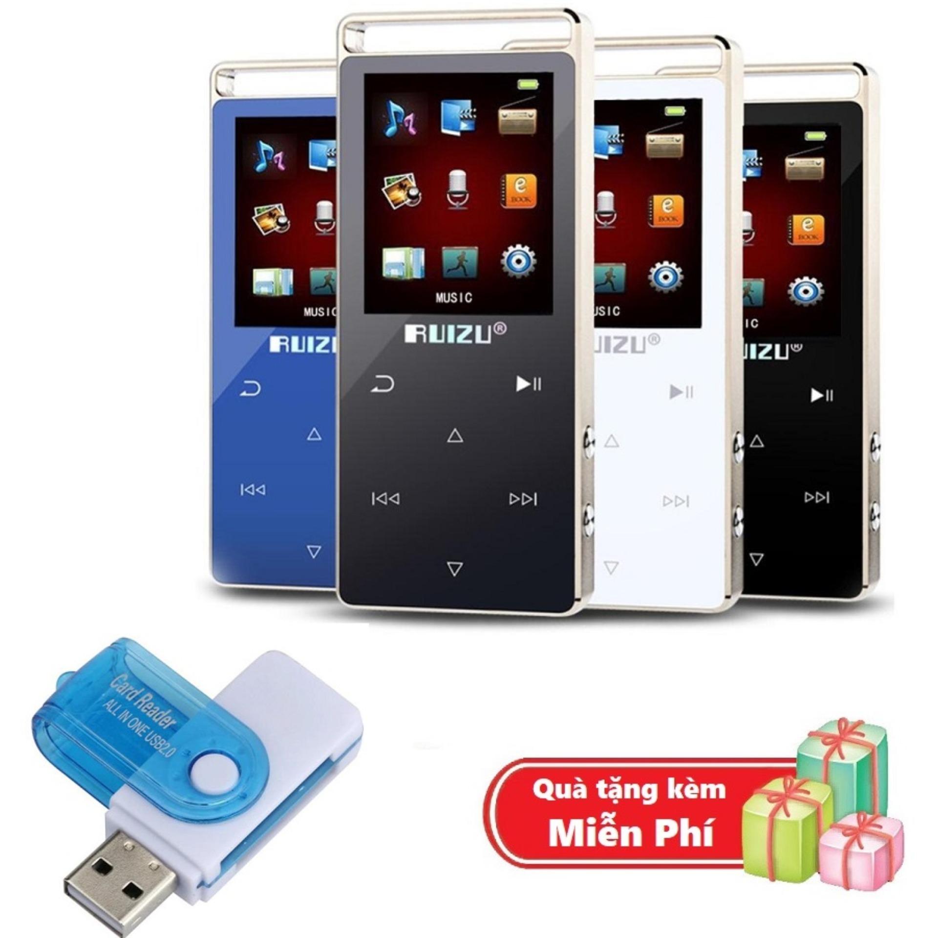 Máy nghe nhạc mp3 ruizu d01 bộ nhớ trong 8gb hỗ trợ thẻ nhớ tối đa 128gb