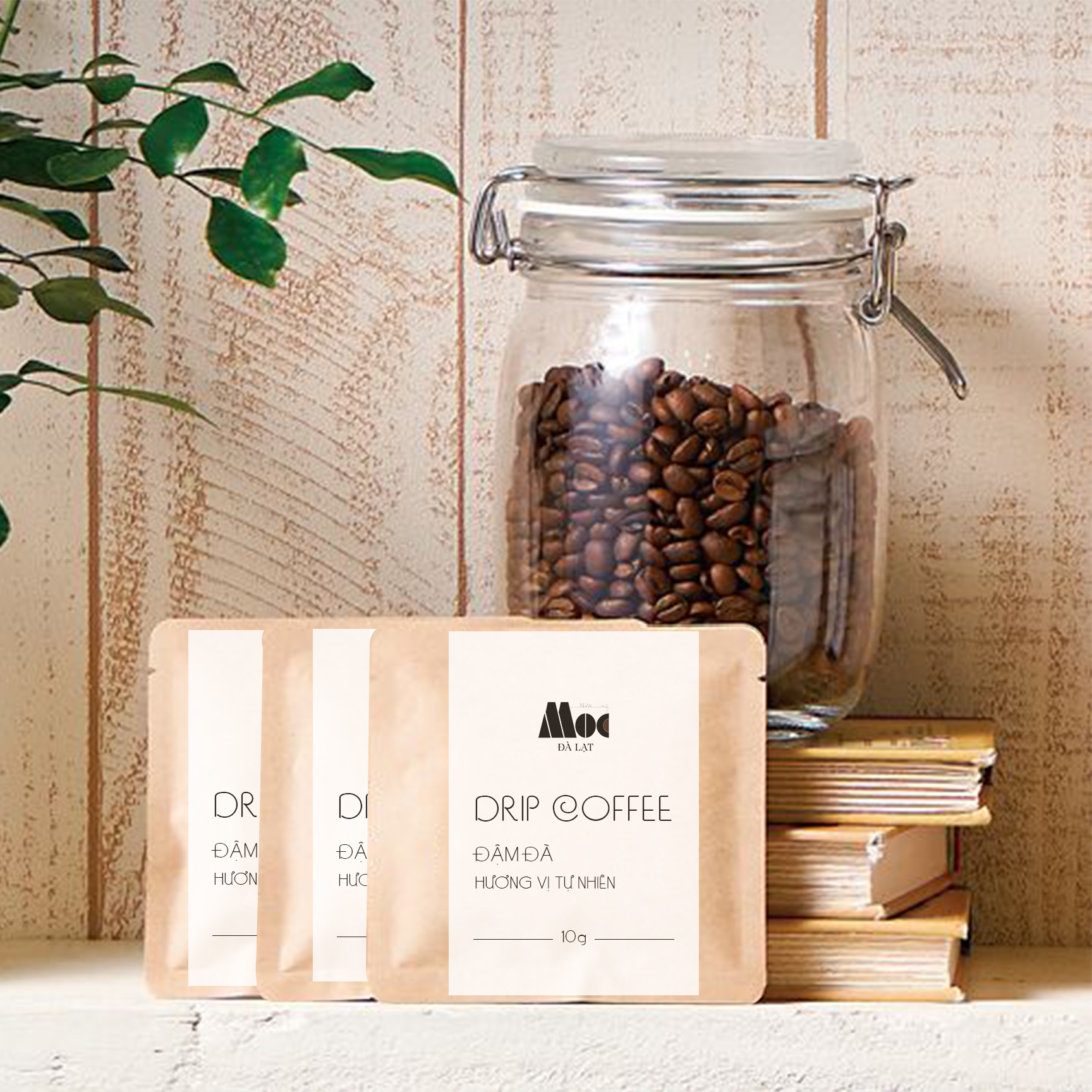 Cà phê phin giấy nguyên chất rang mộc - - Cà phê Mộc Đà Lạt