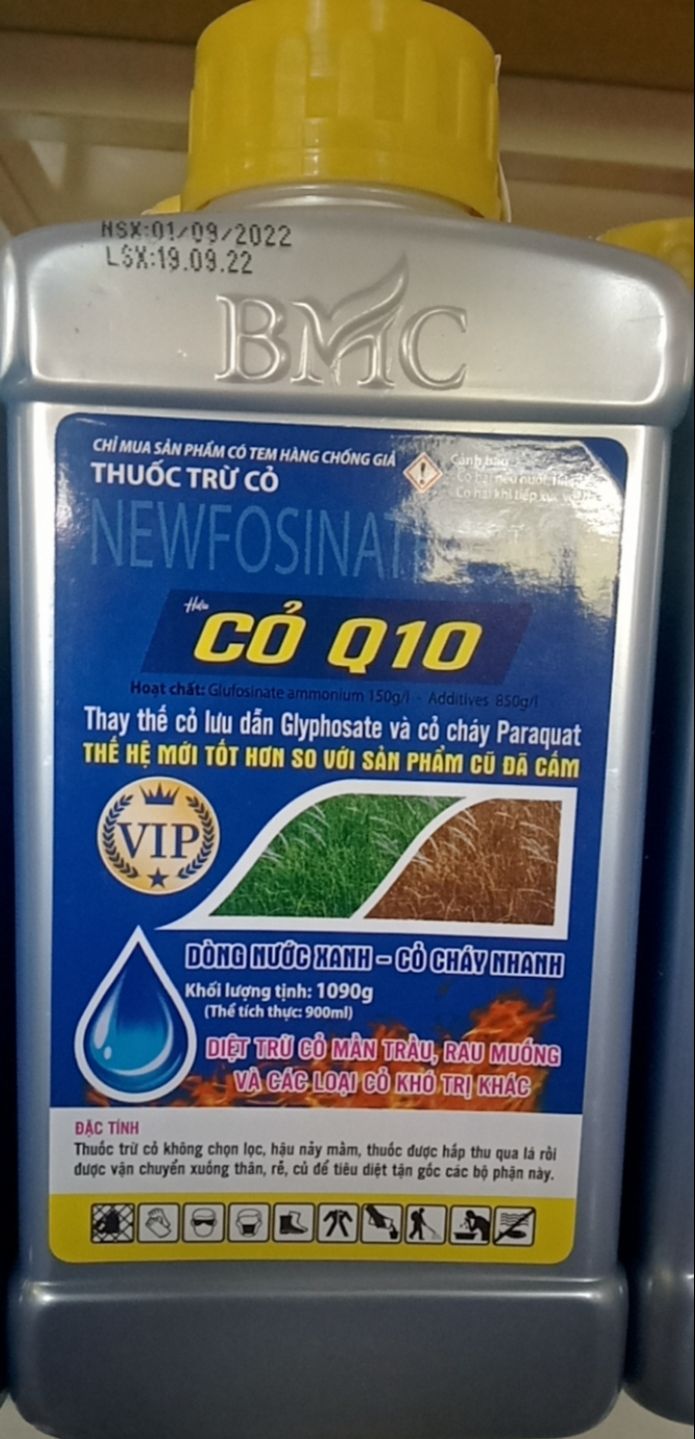 Thuốc trừ cỏ Cỏ Mới Q10 Thay thế Cỏ Lưu Dẫn và Cỏ Cháy thể tích 900ml