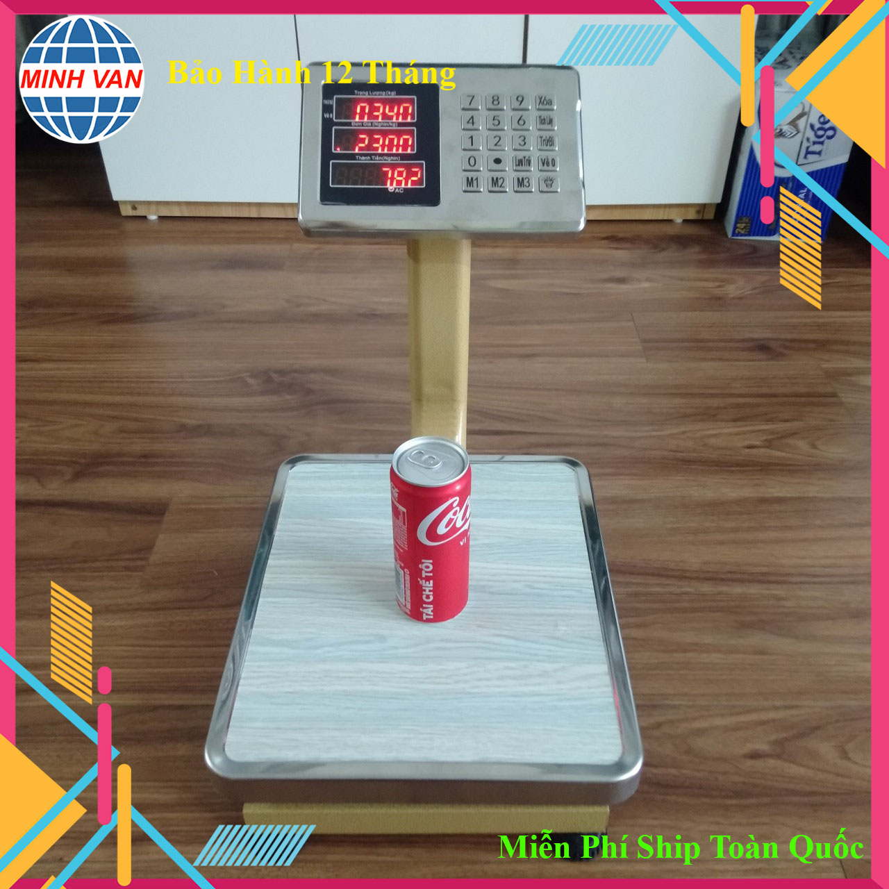 Cân tính tiền điện tử, cân điện tử trọng lượng 60kg, chất lượng cao