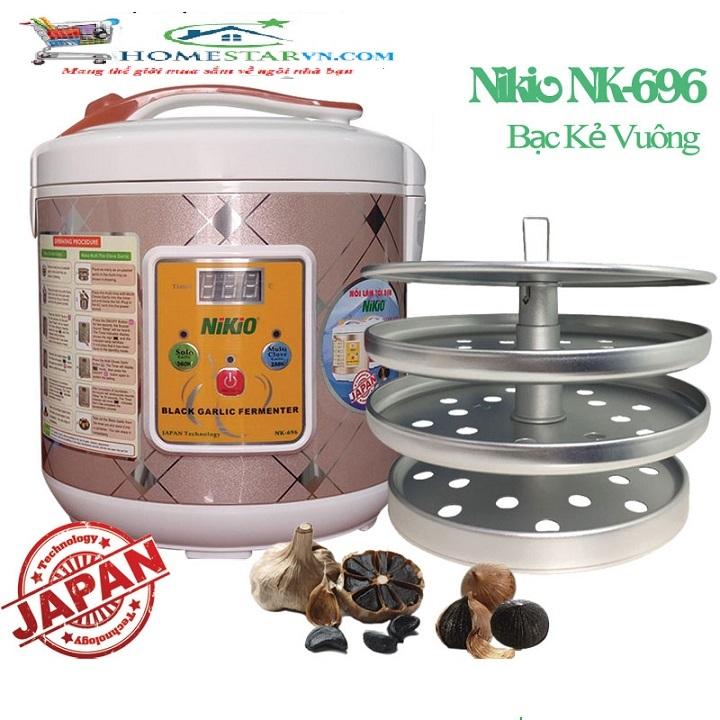 [HCM]Nồi làm tỏi đen Nhật Bản Nikio NK-696 6 lít - Dòng cao cấp - màu bạc