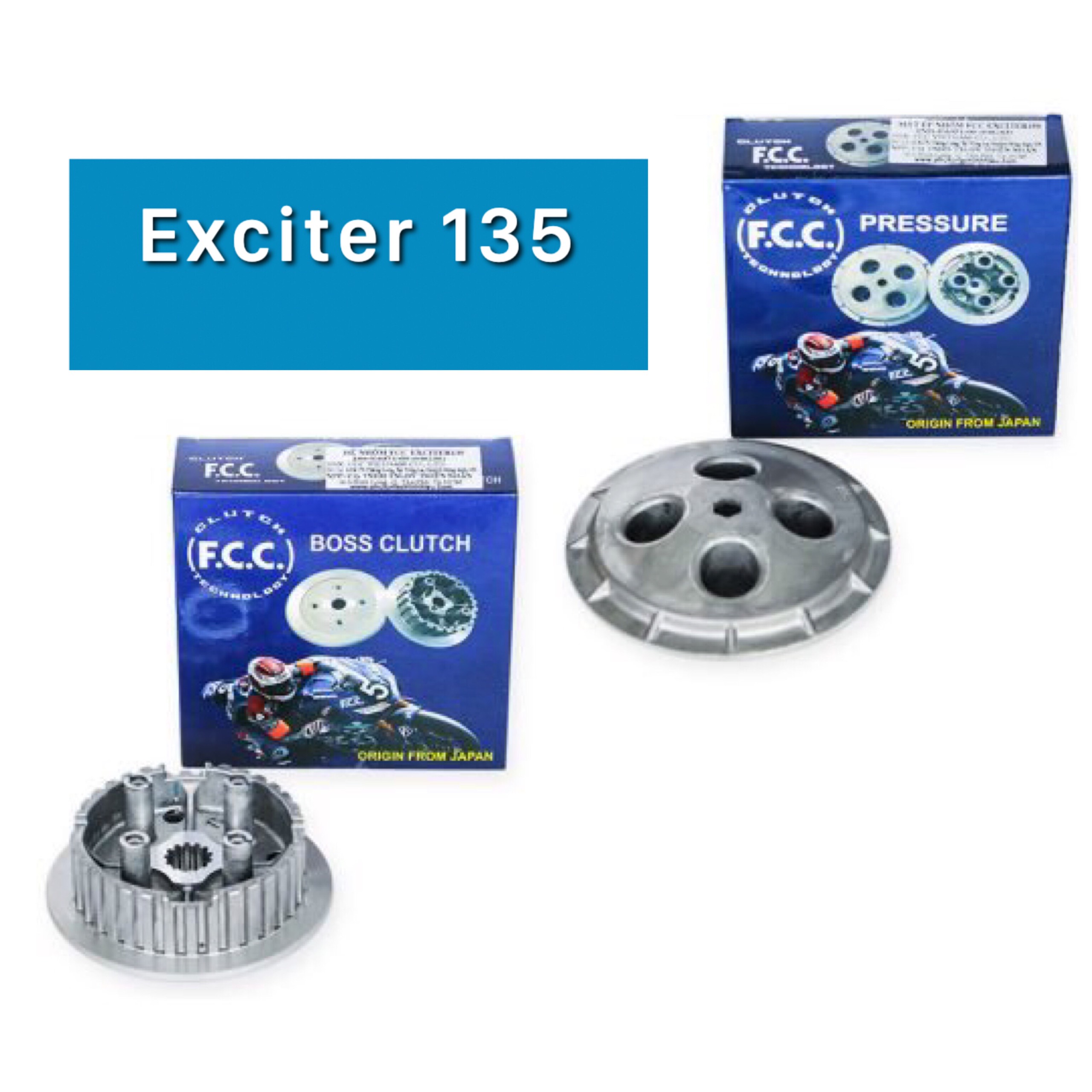 BỘ ĐẾ NHÔM VÀ MẶT ÉP NỒI XE EXCITER 135 EXCITER 150 CÔN TAY