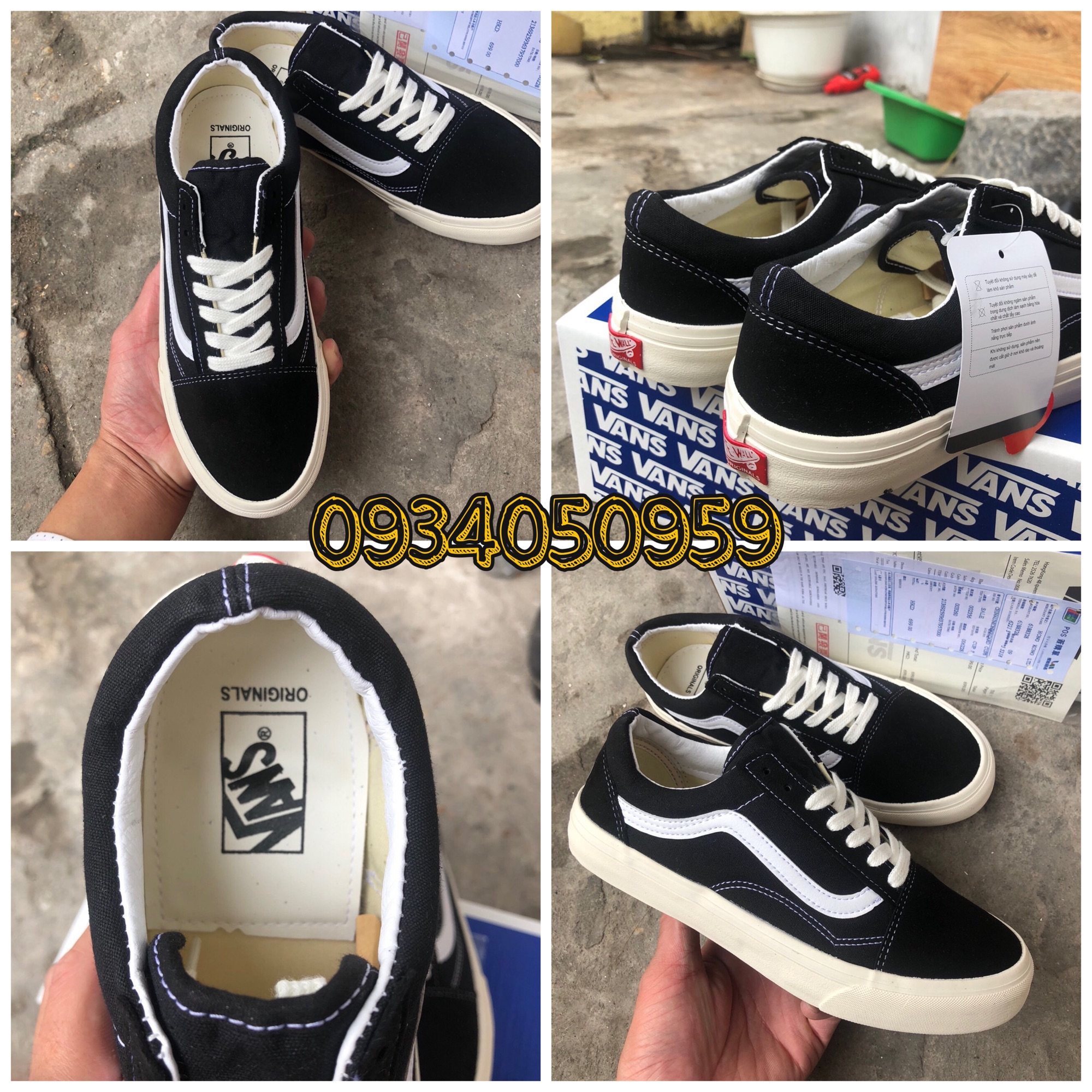 GIÀY VANS VAULT ĐEN 11(Full box + Bill)