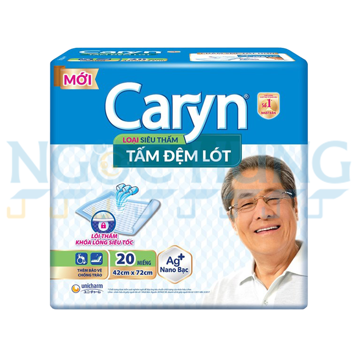 Tã giấy Caryn tấm đệm lót 20 miếng