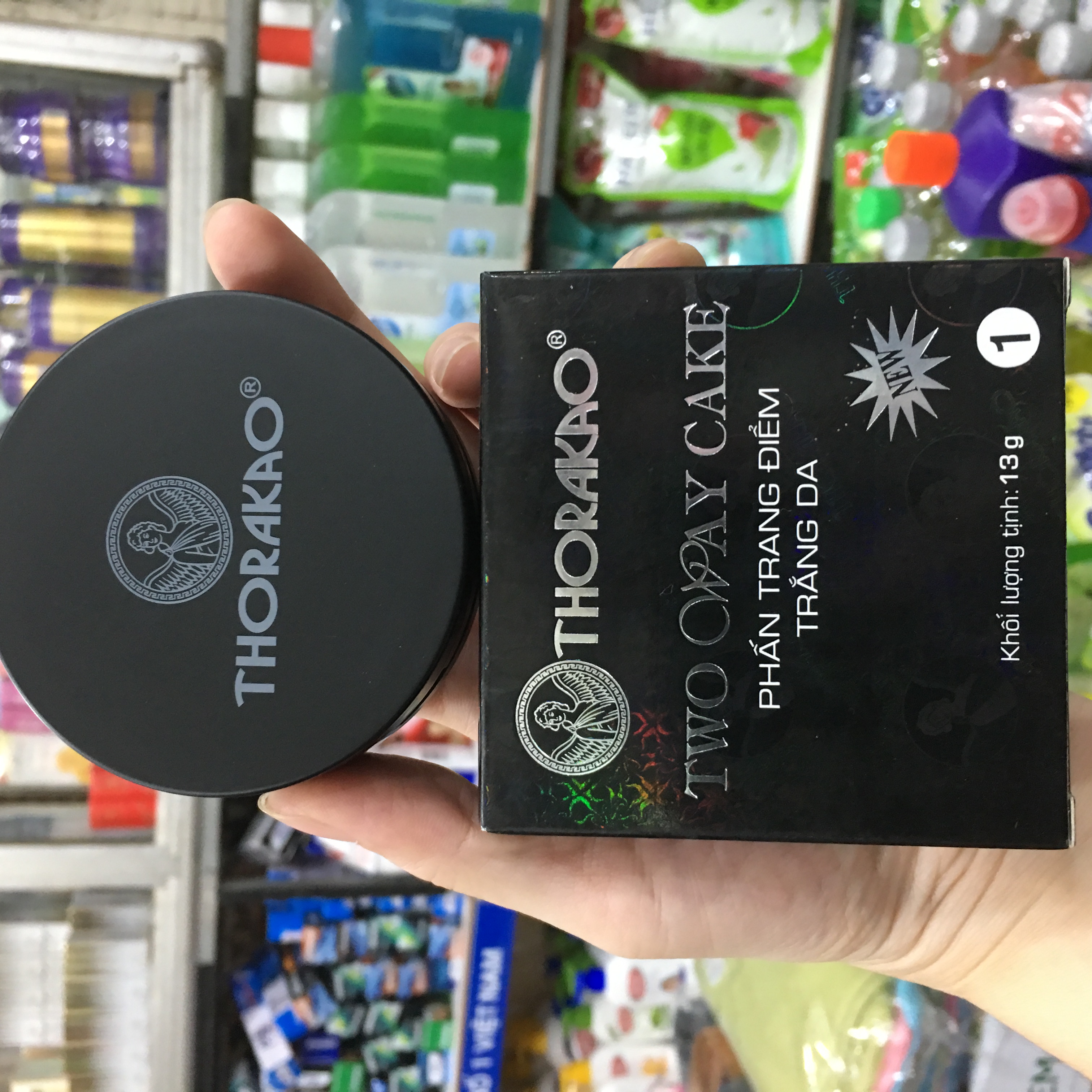 Phấn Trang Điểm Thorakao Trắng Da 13g (các màu 1, 2, 3)