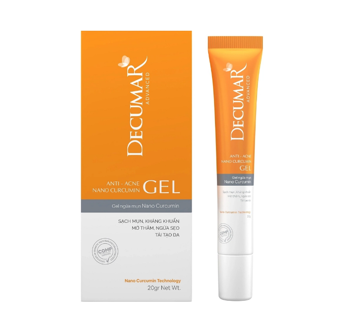 DECUMAR ADVANCED GEL - Giảm mụn sáng da 20g