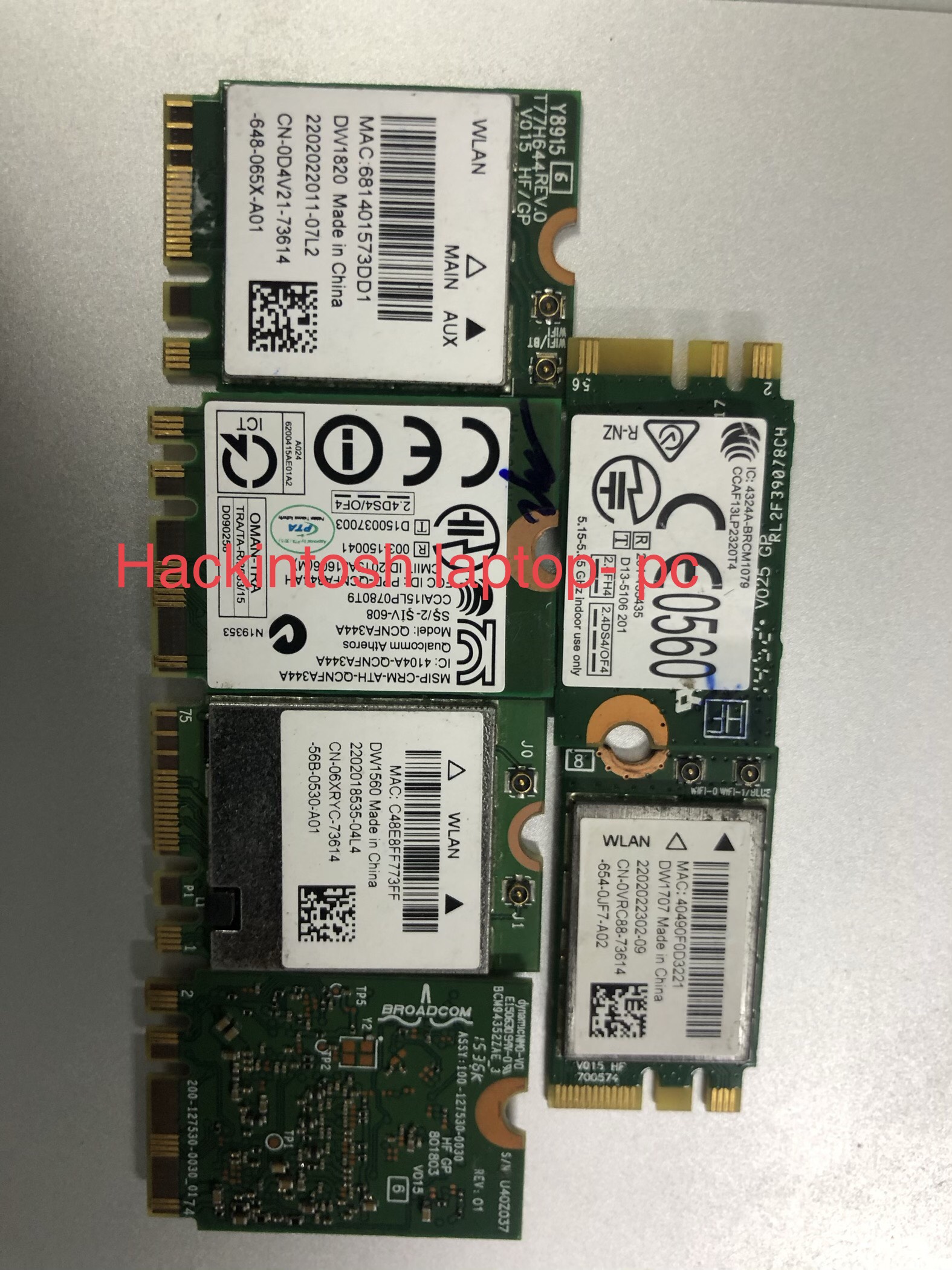 [HCM]card wifi hackintosh cho laptop và máy pc để bàn