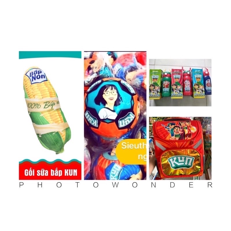 Quà tặng bóng / balo / bình nước / gối kun