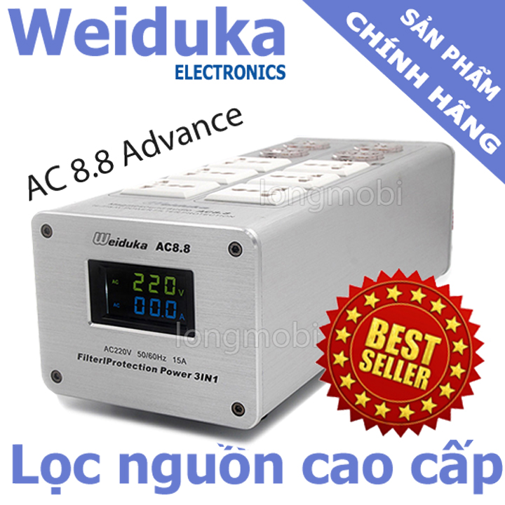 Weiduka AC 8.8 ADVANCE Bộ lọc điện sạch Audio Bán chạy nhất 2023
