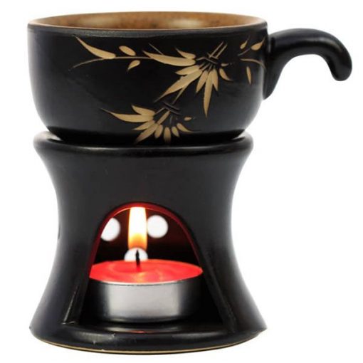 Đèn xông tinh dầu gốm tác Café Bát Tràng