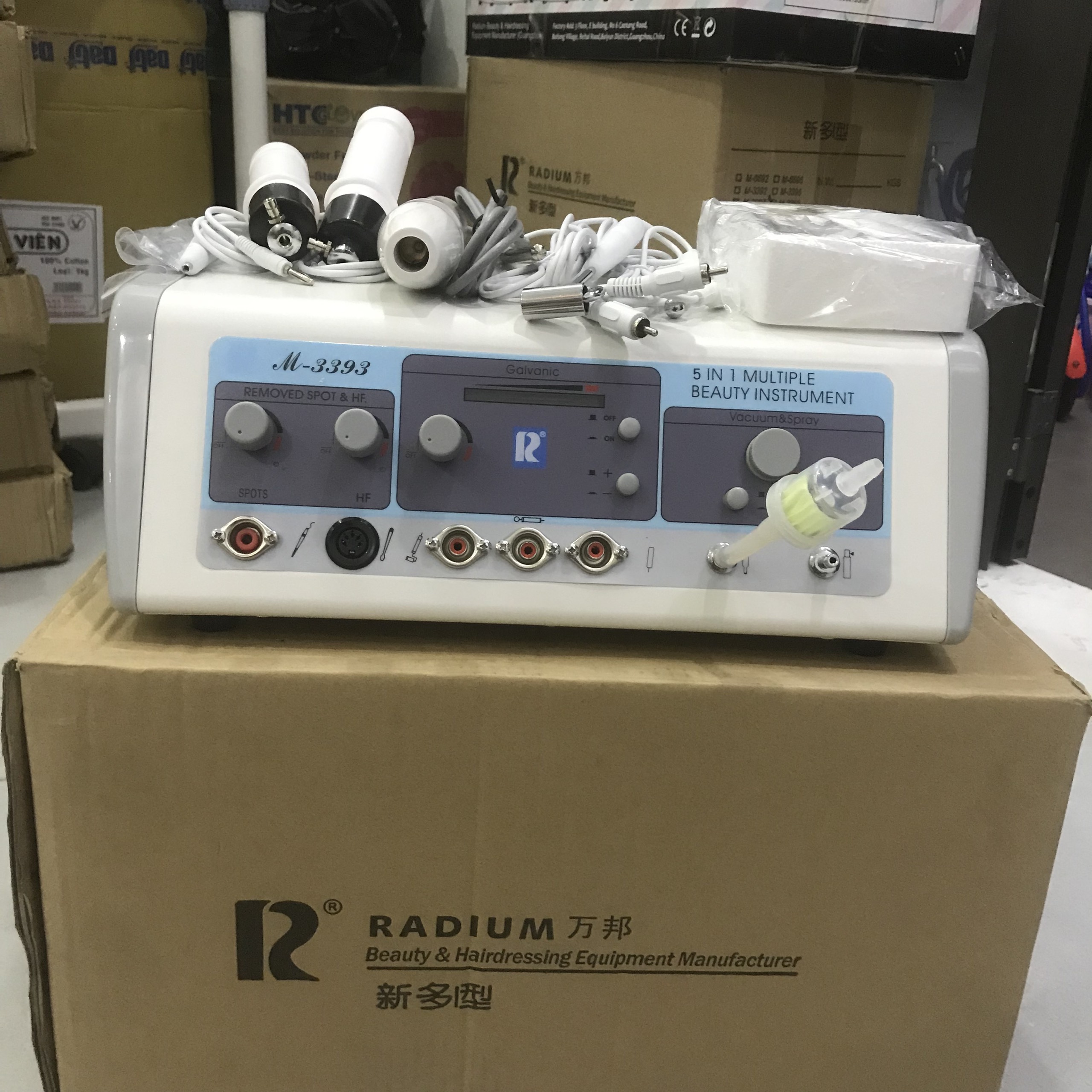 [HCM]Máy Thẩm Mỹ 5 Chức Năng M3393 CHÍNH HÃNG RADIUM