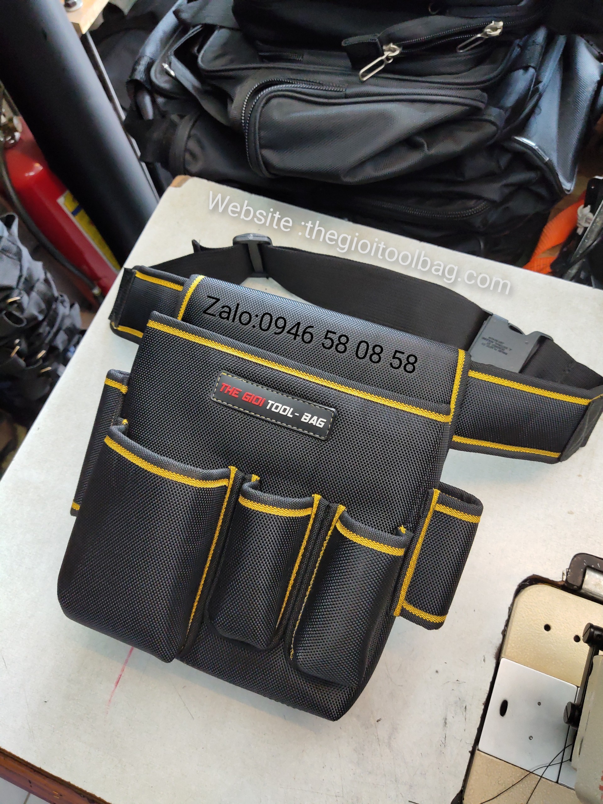 Túi đựng đồ nghề đeo hông TGTB-K4 Yellow cao cấp