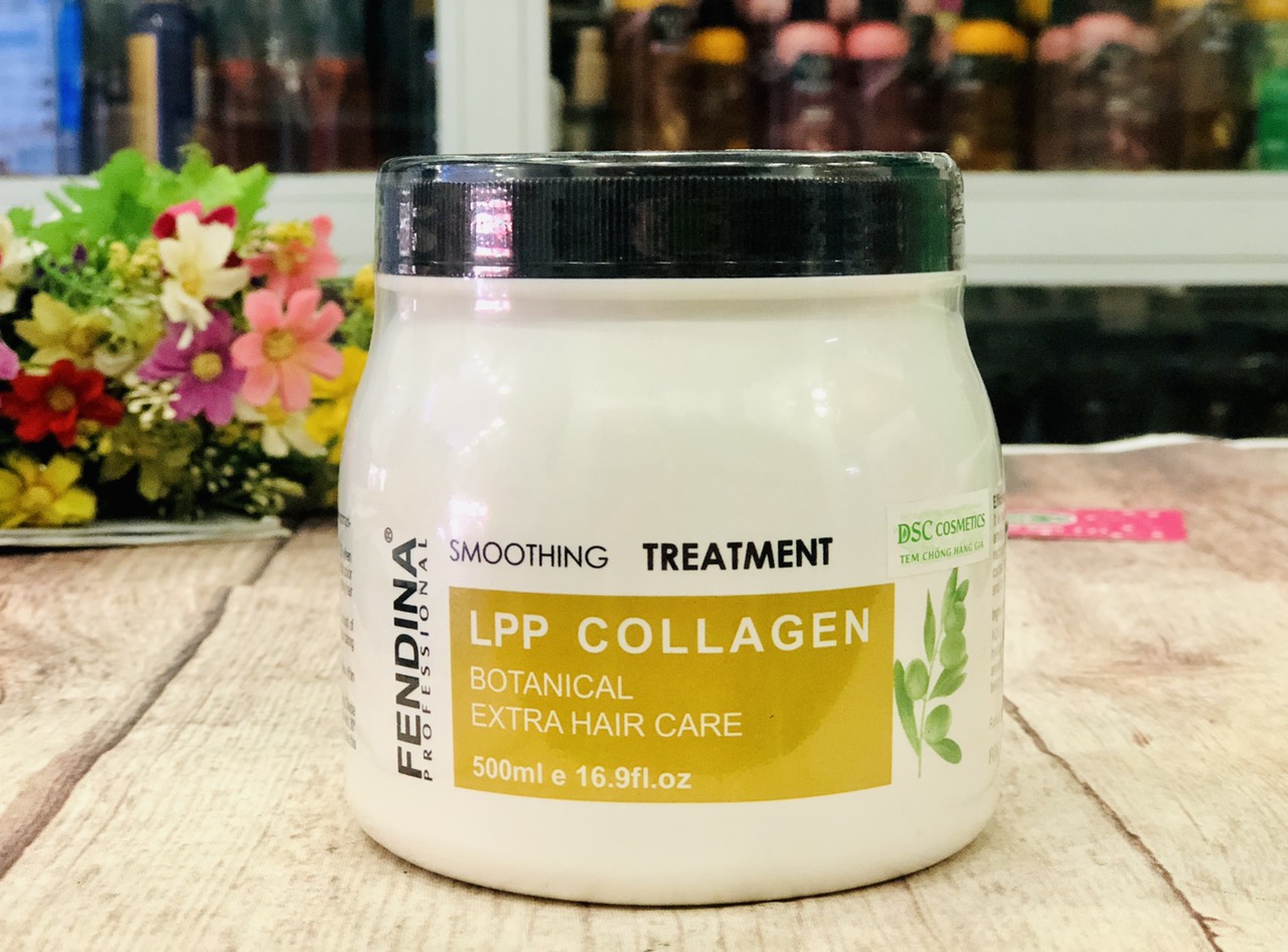 Hấp ủ xả phục hồi tóc lpp collagen fendina 500ml