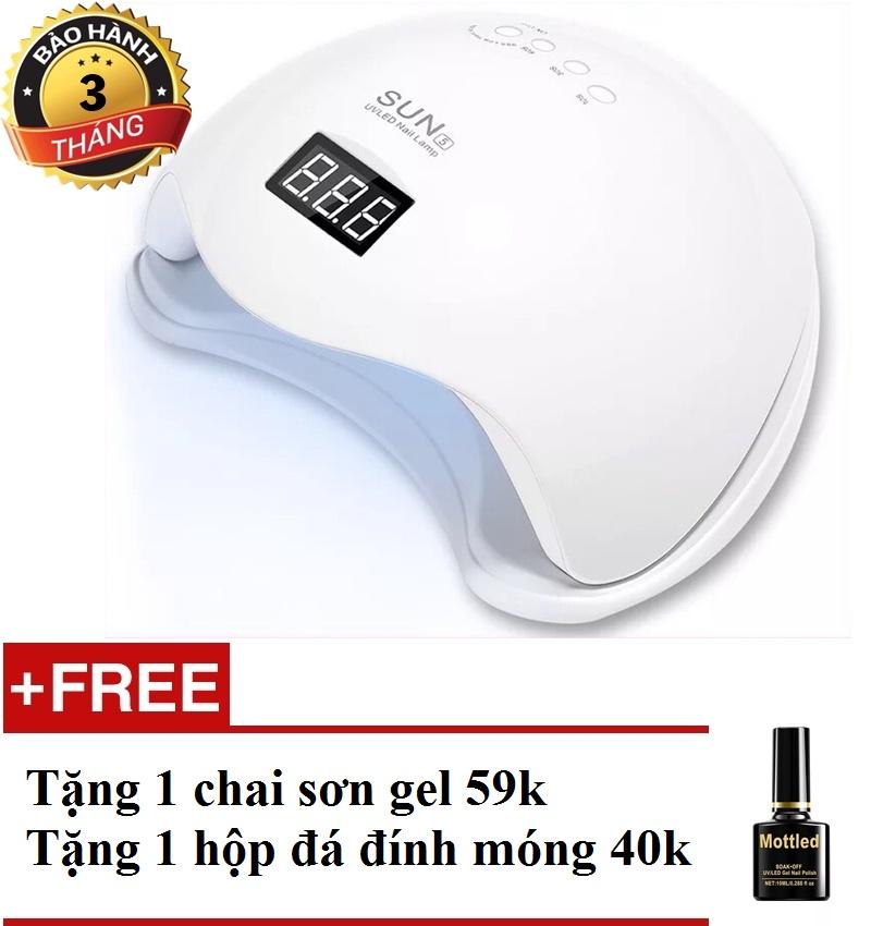Máy hơ gel đèn led 48W,máy hơ móng tay gel, máy hơ sơn móng tay LED UV CẢM ỨNG SUNUV