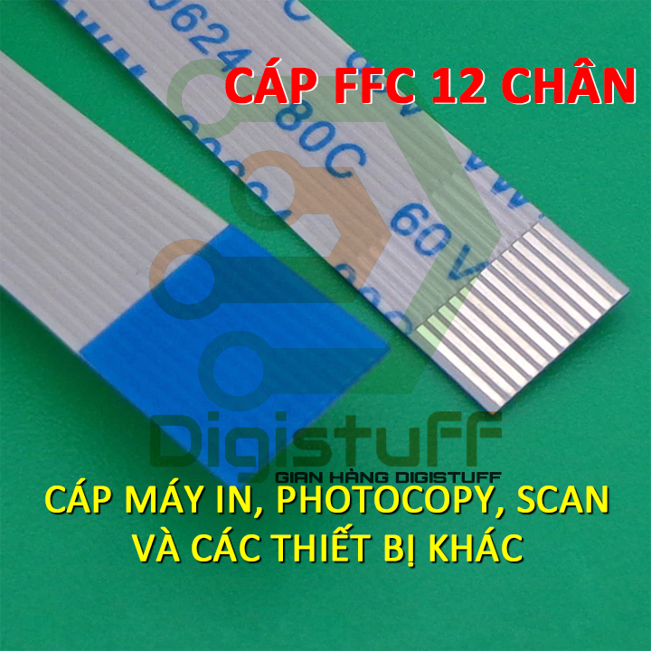 Cáp 12 chân thay cáp đầu in của một vài model máy in và các thiết bị khác