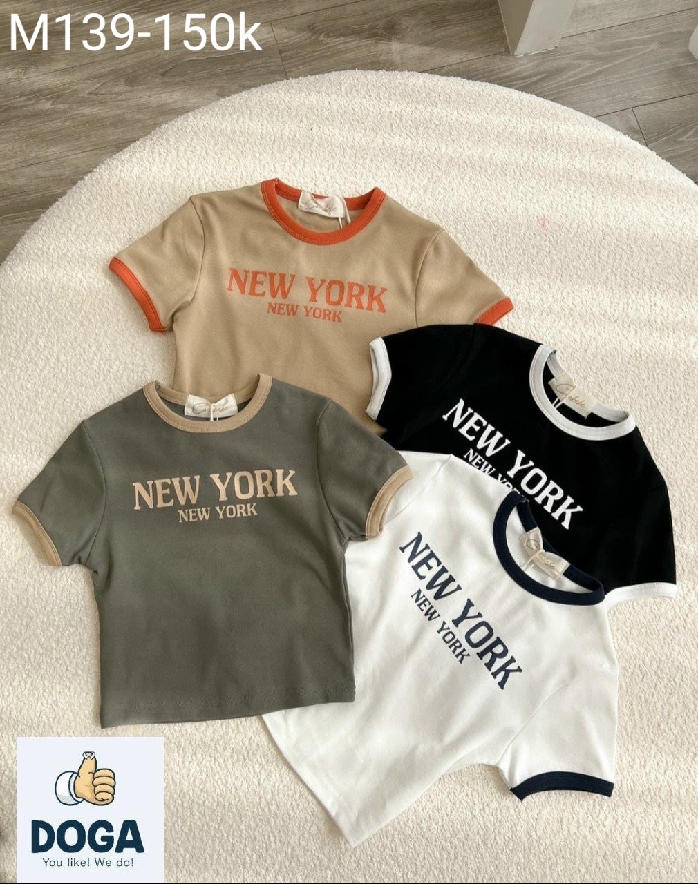 Áo Croptop viền cổ năng động trẻ trung 139