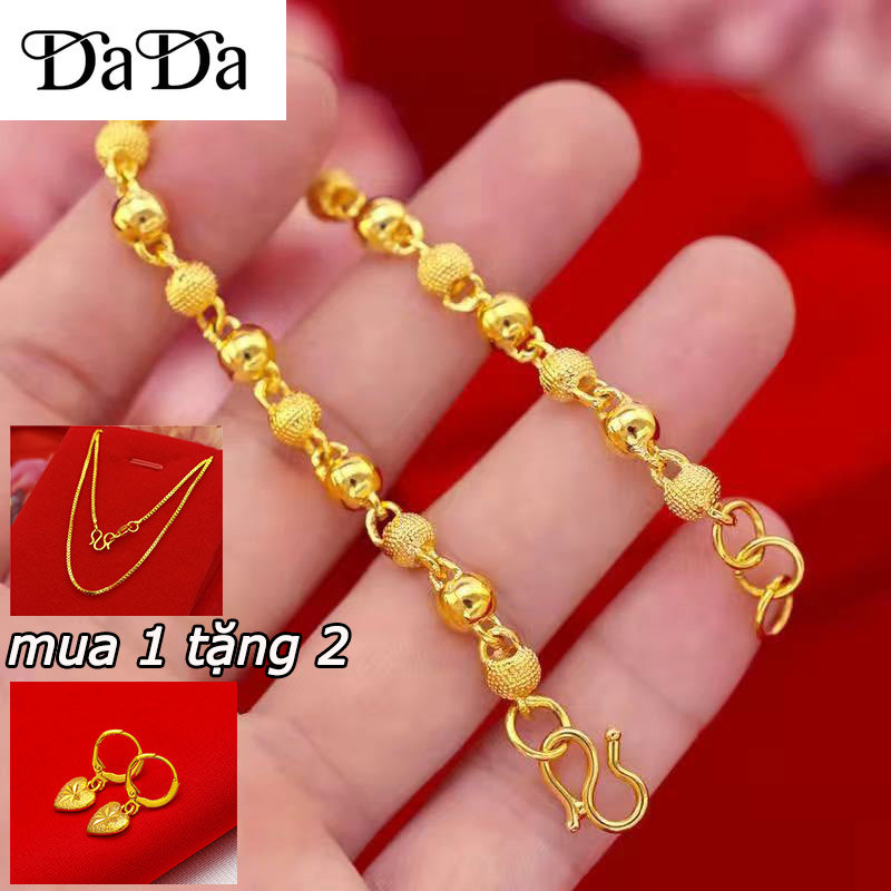 Vòng tay vàng thật 18k 100% làm quà tặng thời trang cho nữ