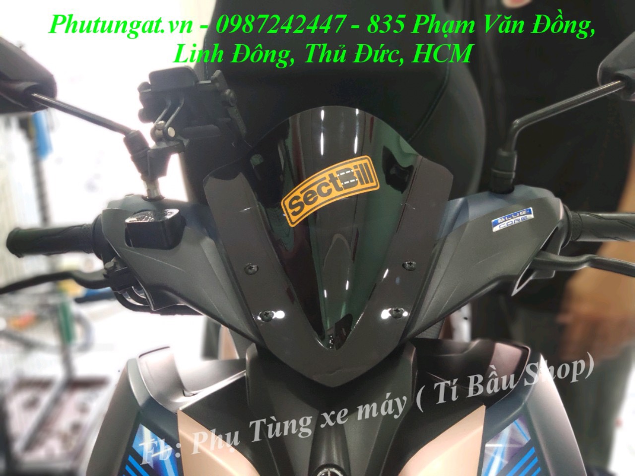 [HCM]MÃO SECTBILL dành cho xe NVX Mão chắn gió nhập Indonesia
