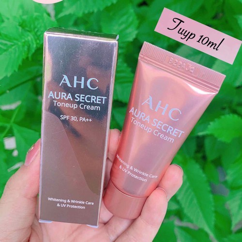 KEM TRẮNG HỒNG, NÂNG TONE DA AHC AURA SECRET TONE UP CREAM SPF30 10G - SẢN PHẨM RẤT CHẤT LƯỢNG, SHOP CHỌN LỌC KĨ TRƯỚC KHI ĐẾN TAY KHÁCH HÀNG, HÀNG CHUẨN ĐẢM BẢO ĐƯỢC ƯA CHUỘNG TRÊN THỊ TRƯỜNG
