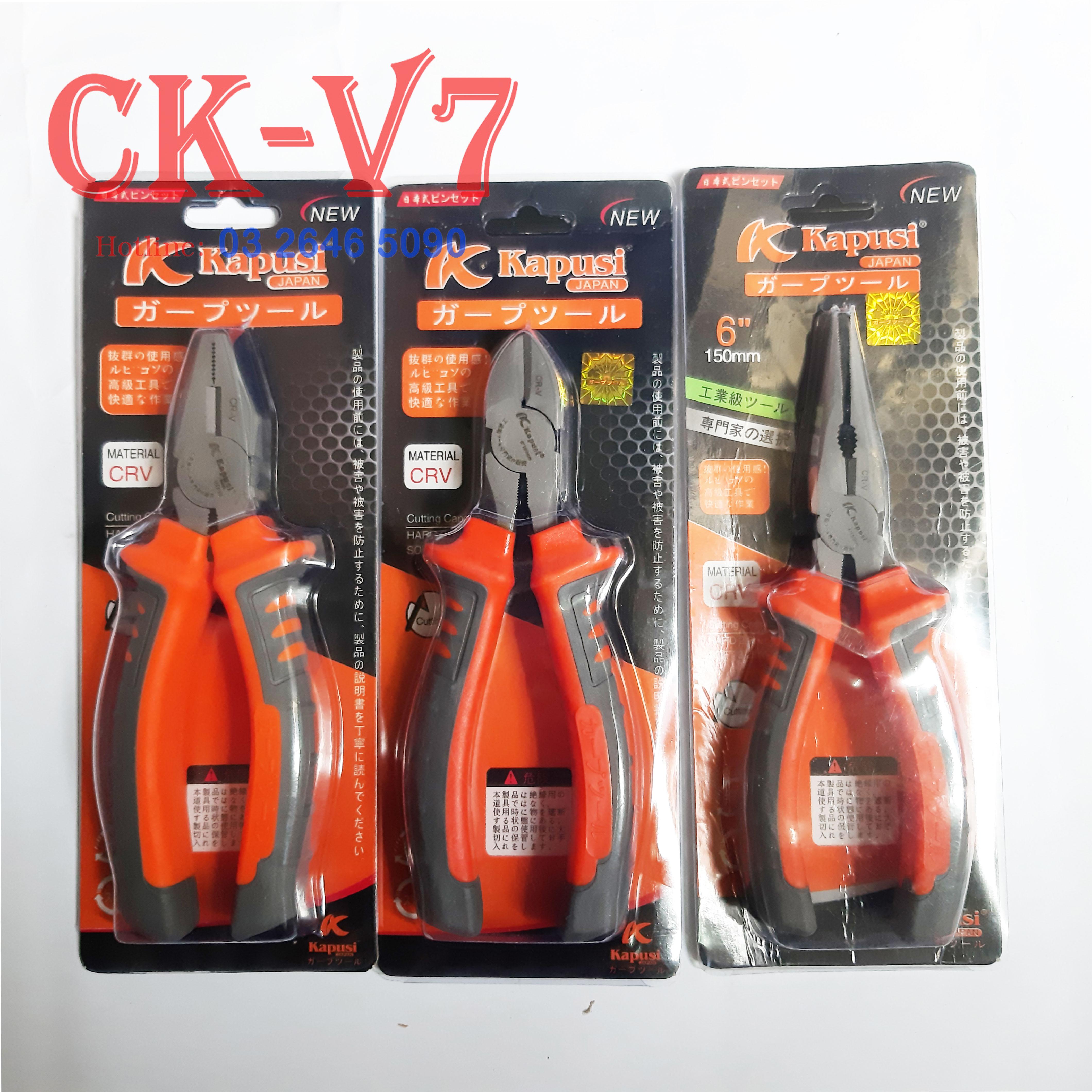Bộ 3 kìm 6 inch kapusi nhật bản