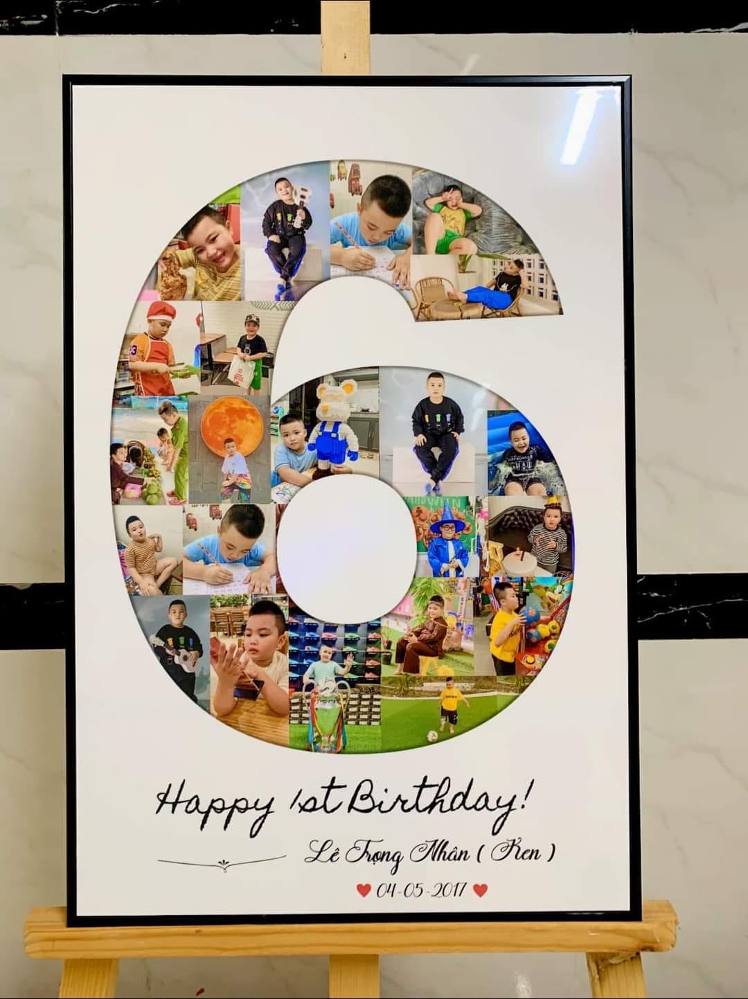 [HCM]In HÌNH ÉP GỖ TRÁNG GƯƠNG 40X60