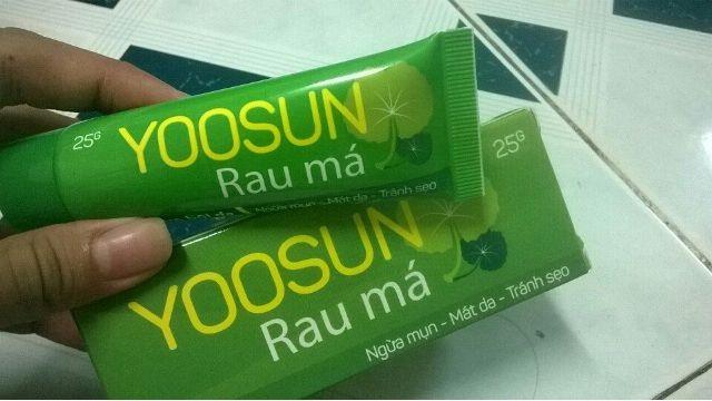 KEM YOOSUN RAU MÁ 25G NGỪA MỤN, MÁT DA, TRÁNH SẸO